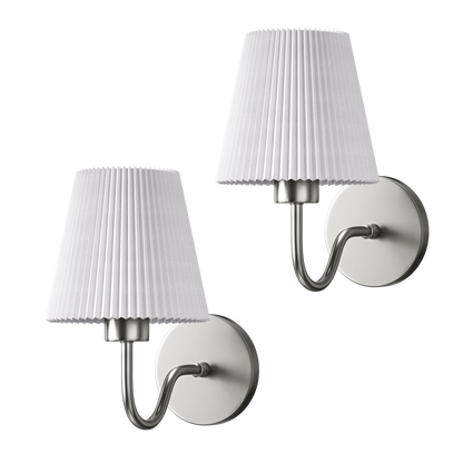 CURVED WIRELESS WALL SCONCE