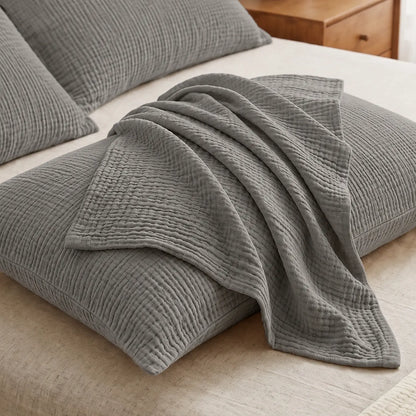 MUSLIN PILLOWCASE (SET OF 2)