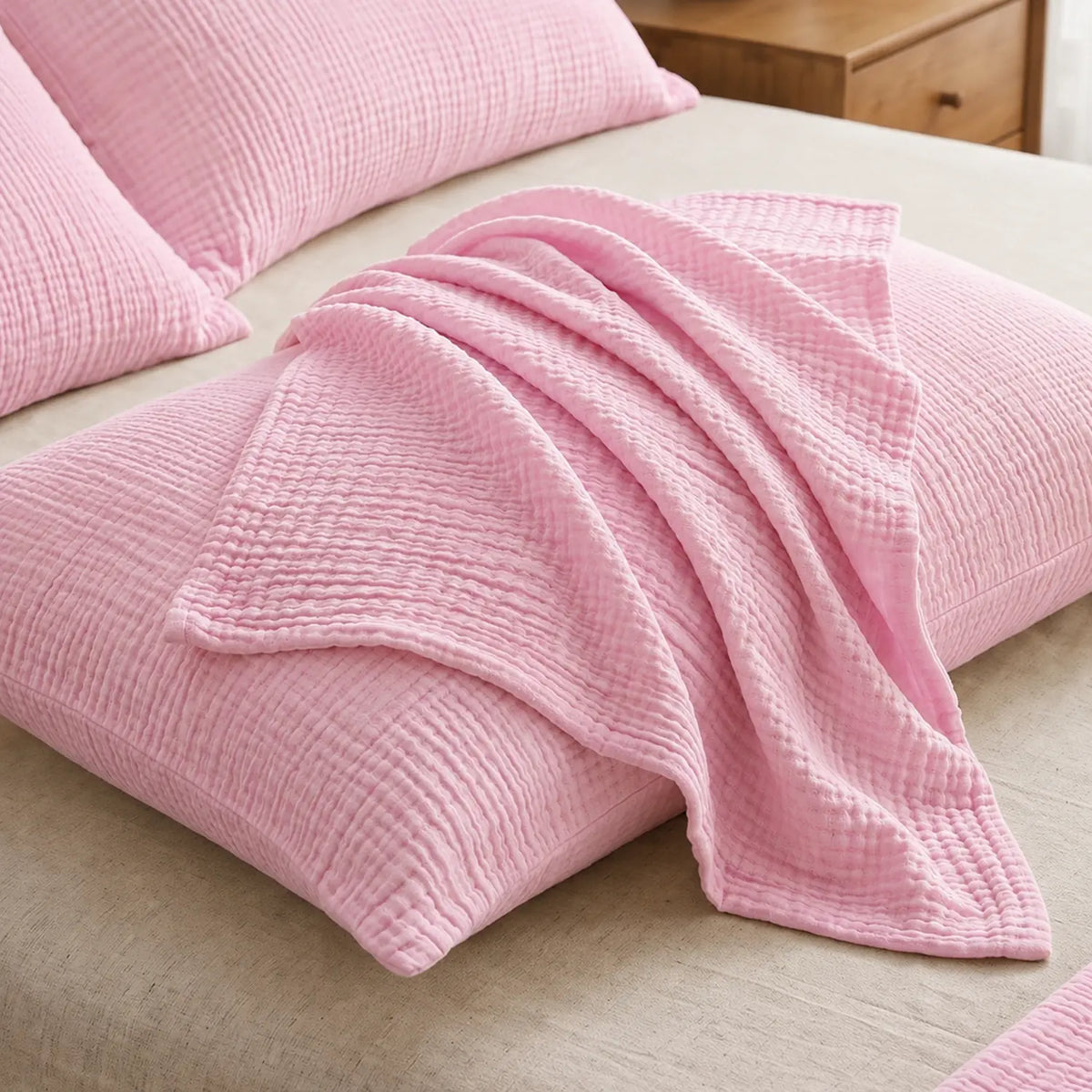 MUSLIN PILLOWCASE (SET OF 2)